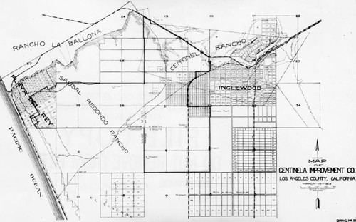 Centinela Improvement Co. map