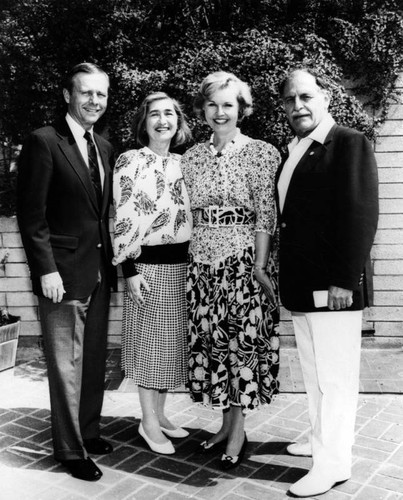 Governor Wilson with wife and friends