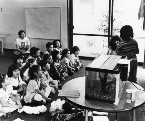 Children at day care center