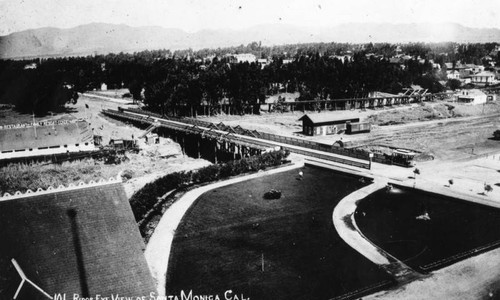 Birds eye view of Santa Monica