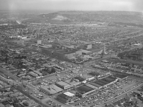 Metro Goldwyn Mayer Studios, Washington Boulevard, looking east