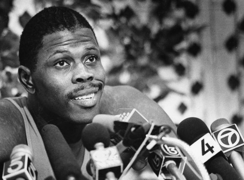 Patrick Ewing meets the L.A. press