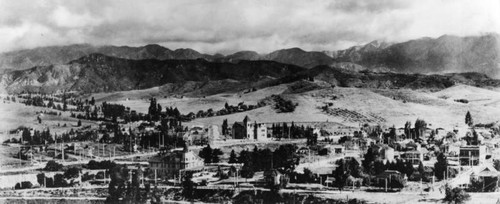 Highland Park and the San Gabriel Mountains