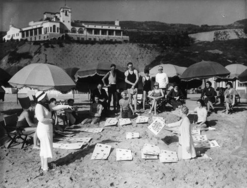 Beach solitaire at Gables Club