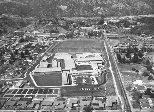 Mt. Gleason Junior High, Mt. Gleason Avenue, view is looking north