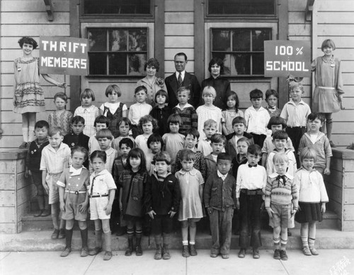 Washington Street School group, view 3