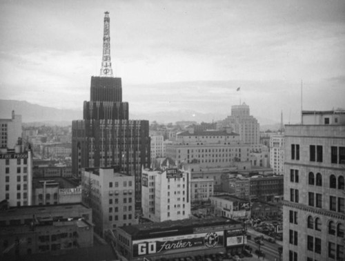 View of the Atlantic Richfield Building — Calisphere