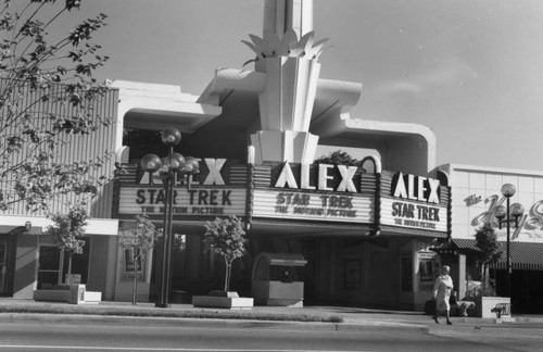 Star Trek playing at the Alex Theatre