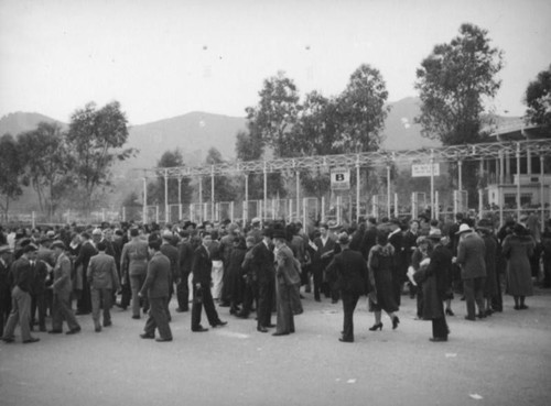 Gate B, 1938 Rose Bowl