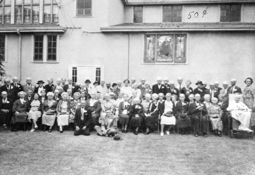 Church social committee, group photo