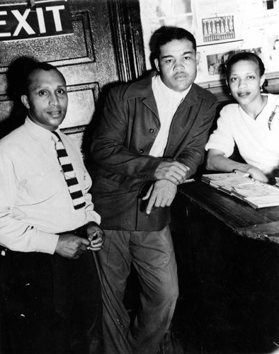 Joe Louis at Shepps' Playhouse