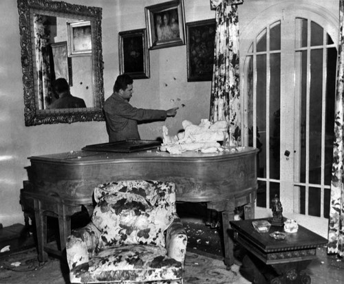 House damaged during Bugsy Siegel murder