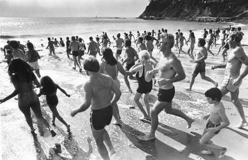 Californians who couldn't wait to take the plunge