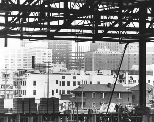 Steel truss construction, Convention Center