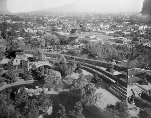 Japanese gardens, Hollywood