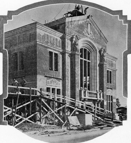 Construction of City Hall, Culver City