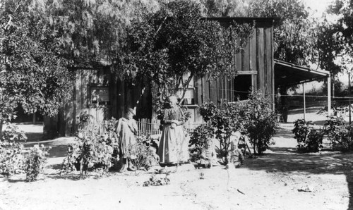 Grandmother with her grandchildren