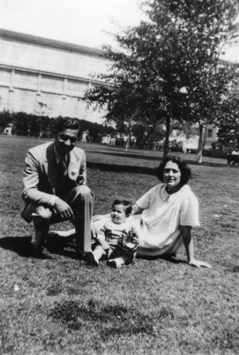 Family at Expostition Park