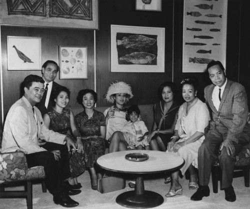 Filipino Americans with Miss Philippines 1965