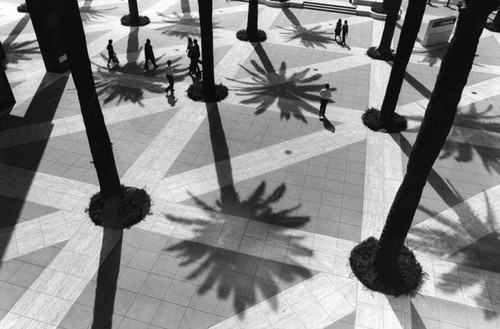 Geometric design at Citigroup Center courtyard