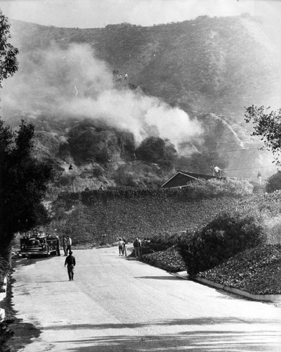 Verdugo Hills brush fire