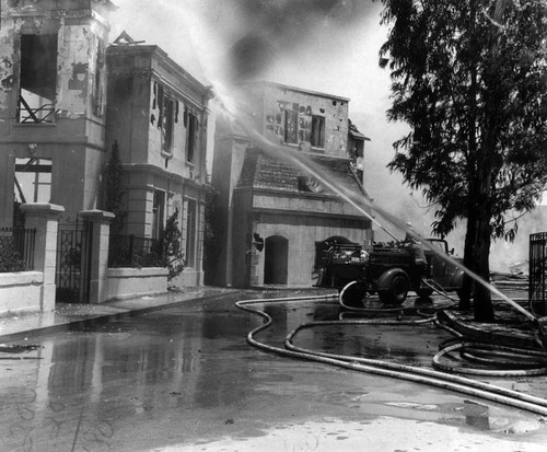 Fire at Universal Studios