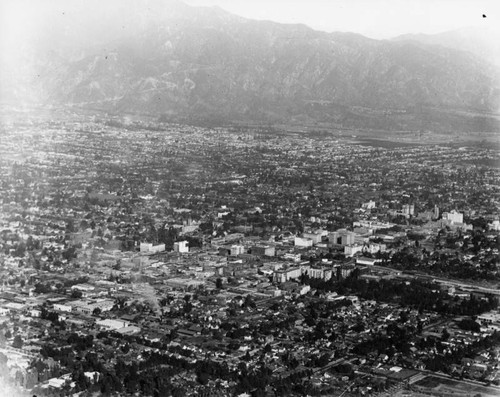 Aerial view of Pasadena