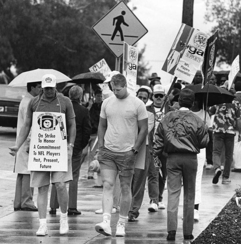 Raiders on the picket line