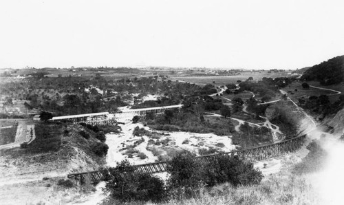 Railroad bridges in Arroyo Seco