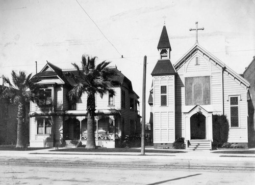 St. Monica's Catholic Church, exterior