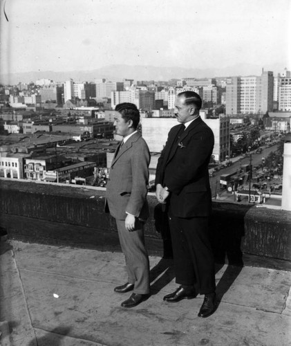 L.A. Chamber of Commerce Building rooftop, view 2