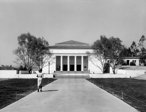 Exterior of Thorne Hall, Occidental College