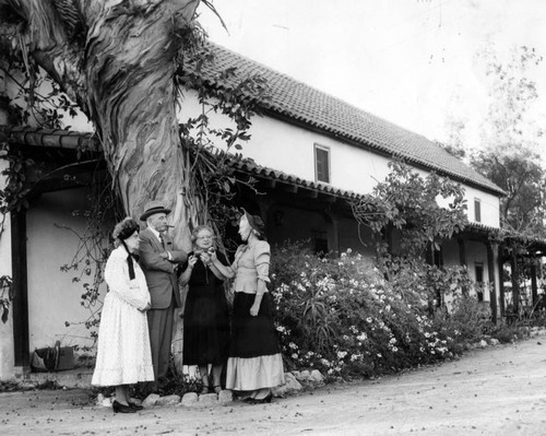 Beneath century-old tree