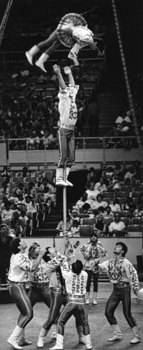 Acrobatic routine, Ringling Brothers Circus