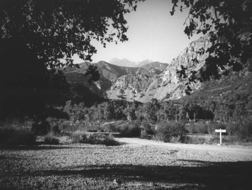 Meadow and mountains in Camp Rincon