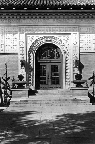 Vermont Square Branch Library Exterior