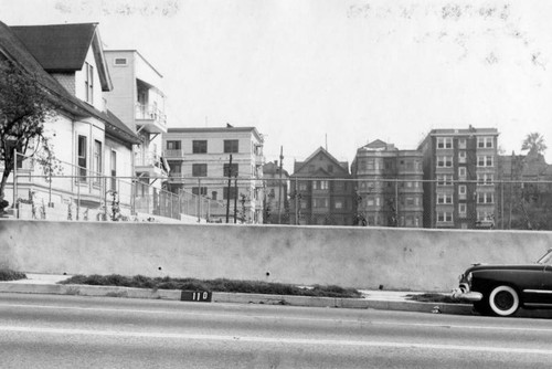 Looking from S. Flower Street, Bunker Hill
