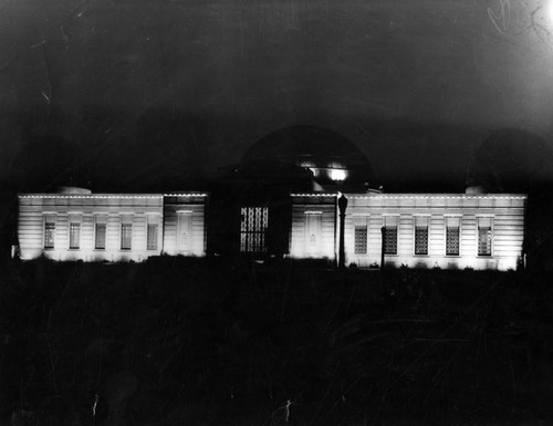 Griffith Observatory at night