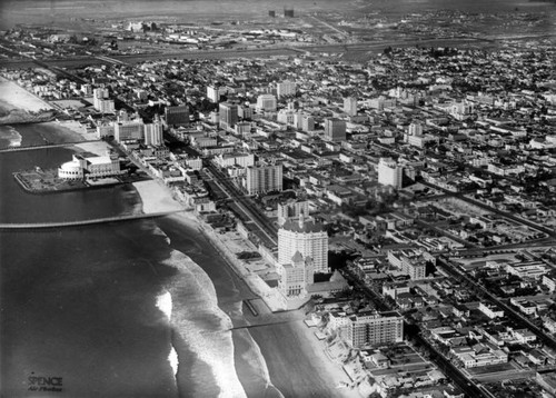 Aerial view of Long Beach