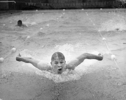 North Hollywood High's Mike Shepard easy butterfly winner