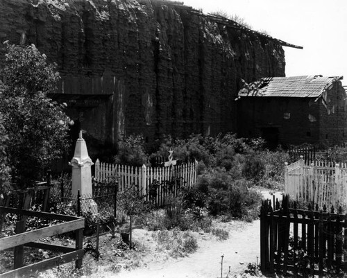 Indian cemetery at San Fernando Rey de Espan~a Mission