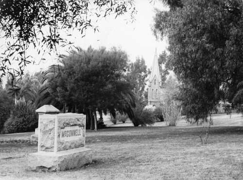 Forest Lawn grave marker