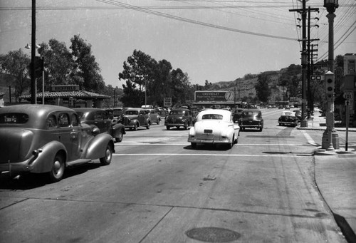 Cahuenga and Lankershim boulevards