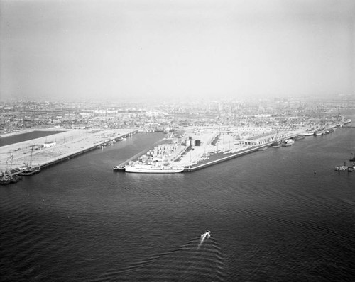 Pier "E", Long Beach Harbor, looking north