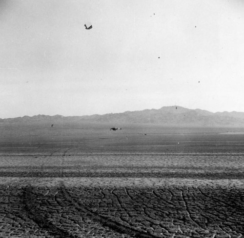 Plane taking off, Kern County