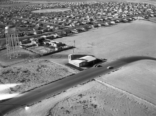 Hinson Street and Charleston Boulevard, Las Vegas, looking northwest