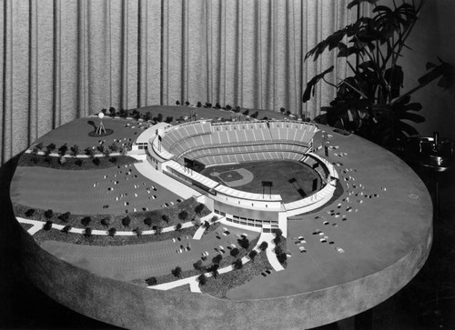 Model of Dodger Stadium