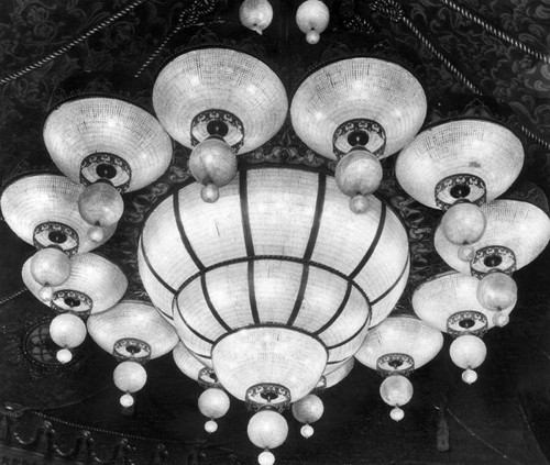 Light fixtures, Shrine Auditorium