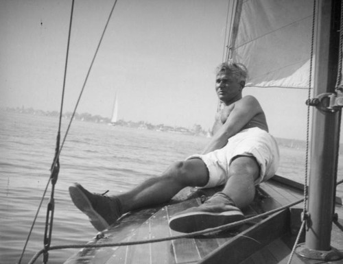 Herman Schultheis on a Newport Beach sailing trip