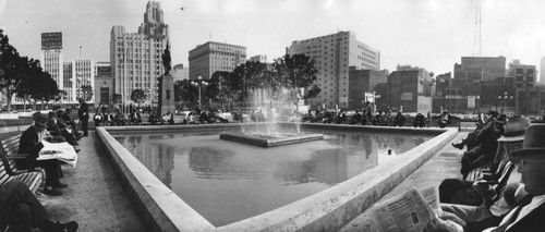 Pershing Square fountain